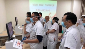 科室工会操作技能比赛之腹腔镜下夹豆子